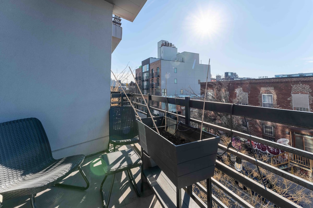 Private balcony